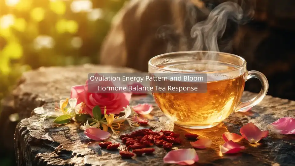 Ovulation Energy Pattern and Bloom Hormone Balance Tea Response